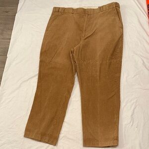 Vintage Haband Men's Tan Corduroy Trousers